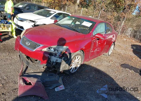 2009 Lexus Is 250 from USA, damaged, VIN JTHCK262695033045